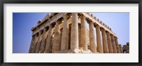 Old ruins of a temple, Parthenon, Acropolis, Athens, Greece Fine Art Print