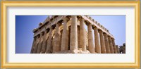 Old ruins of a temple, Parthenon, Acropolis, Athens, Greece Fine Art Print