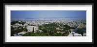 High angle view of a city, Acropolis, Athens, Greece Fine Art Print