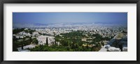 High angle view of a city, Acropolis, Athens, Greece Fine Art Print