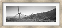 Wind turbines on a landscape Fine Art Print