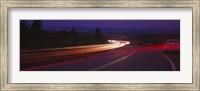 Cars moving on the road, Mount Desert Island, Acadia National Park, Maine, USA Fine Art Print
