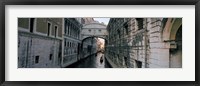 Bridge on a canal, Bridge Of Sighs, Grand Canal, Venice, Italy Fine Art Print