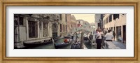 Buildings along a canal, Grand Canal, Rio Di Palazzo, Venice, Italy Fine Art Print