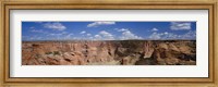 Rock formations on a landscape, South Rim, Canyon De Chelly, Arizona, USA Fine Art Print