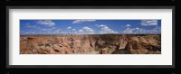 Rock formations on a landscape, South Rim, Canyon De Chelly, Arizona, USA Fine Art Print