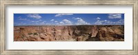 Rock formations on a landscape, South Rim, Canyon De Chelly, Arizona, USA Fine Art Print