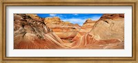 Canyon on a landscape, Vermillion Cliffs, Arizona, USA Fine Art Print