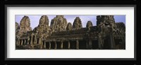 Facade of an old temple, Angkor Wat, Siem Reap, Cambodia Fine Art Print