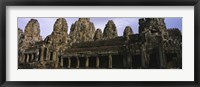 Facade of an old temple, Angkor Wat, Siem Reap, Cambodia Fine Art Print