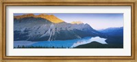 Mountains by Peyto Lake, Canada Fine Art Print