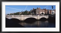 O'Connell Bridge in Republic of Ireland Fine Art Print