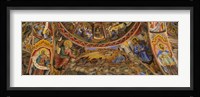 Fresco on the ceiling of the Rila Monastery, Bulgaria Fine Art Print