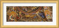 Fresco on the ceiling of the Rila Monastery, Bulgaria Fine Art Print