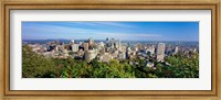 High angle view of a cityscape, Parc Mont Royal, Montreal, Quebec, Canada Fine Art Print