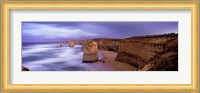 Rock formations, Twelve Apostles Sea Rocks, Great Ocean Road, Port Campbell National Park, Port Campbell, Victoria, Australia Fine Art Print