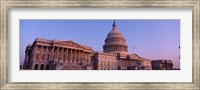 Low angle view of a government building, Capitol Building, Washington DC, USA Fine Art Print