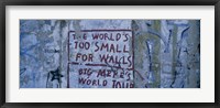 Graffiti on a wall, Berlin Wall, Berlin, Germany Fine Art Print