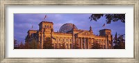 Facade of a building, The Reichstag, Berlin, Germany Fine Art Print