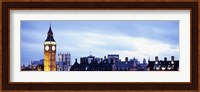 Buildings in a city, Big Ben, Houses Of Parliament, Westminster, London, England Fine Art Print