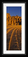 Old ruins of an amphitheater, Roman Theater, El Djem, Mahdia Governorate, Tunisia Fine Art Print