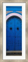 Closed door of a house, Medina, Sousse, Tunisia Fine Art Print