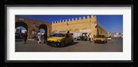 Group of people walking on the road, Medina, Kairwan, Tunisia Fine Art Print