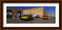 Group of people walking on the road, Medina, Kairwan, Tunisia Fine Art Print