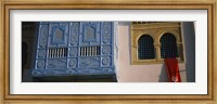 Low angle view of a window of a building, Medina, Kairwan, Tunisia Fine Art Print