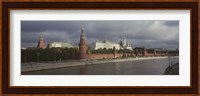 Buildings along a river, Grand Kremlin Palace, Moskva River, Moscow, Russia Fine Art Print