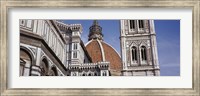 Low angle view of a cathedral, Duomo Santa Maria Del Fiore, Florence, Tuscany, Italy Fine Art Print