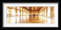 Group of people inside a ballroom, Catherine Palace, Pushkin, St. Petersburg, Russia Fine Art Print