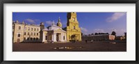 Facade of a cathedral, Peter and Paul Cathedral, Peter and Paul Fortress, St. Petersburg, Russia Fine Art Print