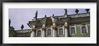 Low angle view of a palace, Winter Palace, State Hermitage Museum, St. Petersburg, Russia Fine Art Print