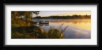 Reflection of sunlight in water, Vuoksi River, Imatra, Finland Fine Art Print
