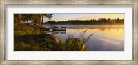 Reflection of sunlight in water, Vuoksi River, Imatra, Finland Fine Art Print