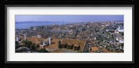 High angle view of a city viewed from a castle, Castelo De Sao Jorge, Lisbon, Portugal Fine Art Print