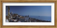 High angle view of a city viewed from a tower, Alfama, Lisbon, Portugal Fine Art Print