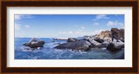 Rock formations in the sea, The Baths, Virgin Gorda, British Virgin Islands Fine Art Print
