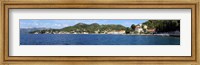 Buildings at the waterfront, Adriatic Sea, Lopud Island, Dubrovnik, Croatia Fine Art Print