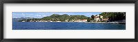 Buildings at the waterfront, Adriatic Sea, Lopud Island, Dubrovnik, Croatia Fine Art Print
