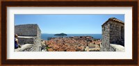 Island in the sea, Adriatic Sea, Lokrum Island, Dubrovnik, Croatia Fine Art Print