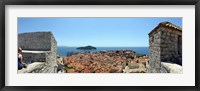 Island in the sea, Adriatic Sea, Lokrum Island, Dubrovnik, Croatia Fine Art Print