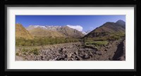 Mountains on a landscape, Atlas Mountains, Marrakesh, Morocco Fine Art Print