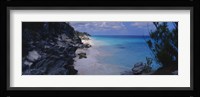 Rocks on the coast, Bermuda Fine Art Print