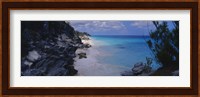 Rocks on the coast, Bermuda Fine Art Print