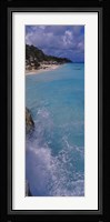 Waves breaking on rocks, Bermuda Fine Art Print