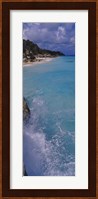 Waves breaking on rocks, Bermuda Fine Art Print