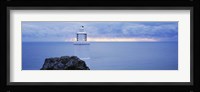 Lighthouse at the seaside, Start Point Lighthouse, Devon, England Fine Art Print