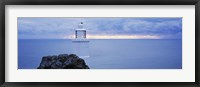 Lighthouse at the seaside, Start Point Lighthouse, Devon, England Fine Art Print